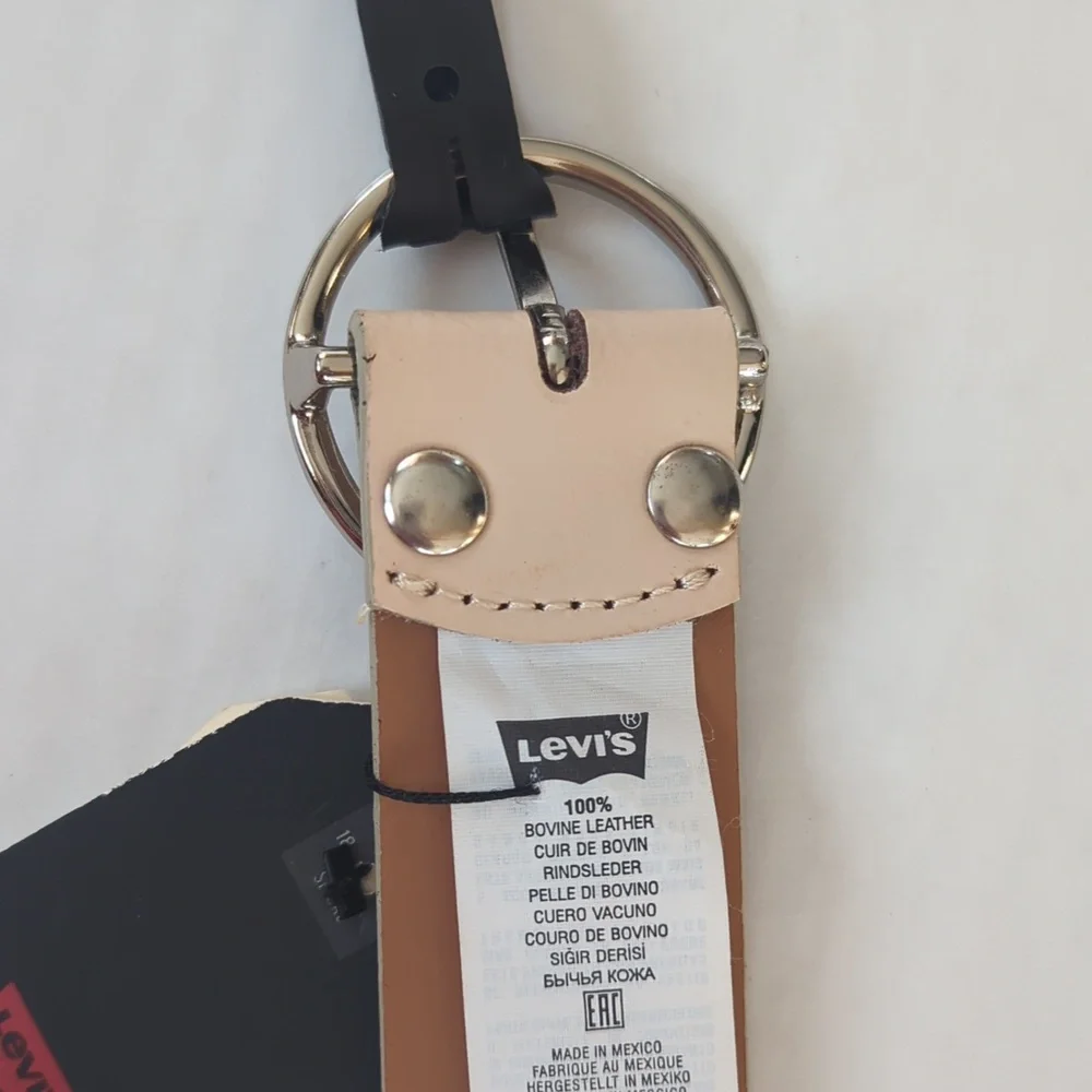 NWT Levi's Ring Buckle Belt XS Nude Pale Pink